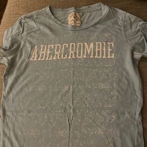 Y2K Baby Blue Abercrombie & Fitch Shirt